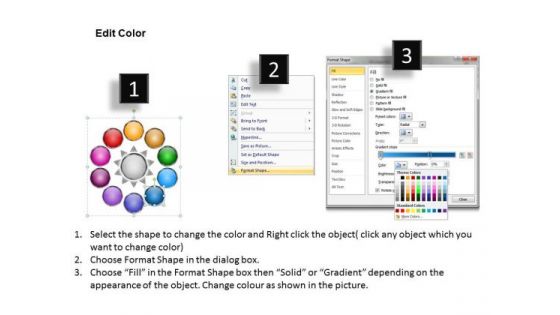 Templates Download Diverging Processes Arrows Network Software PowerPoint