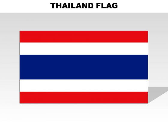 Thailand Country PowerPoint Flags