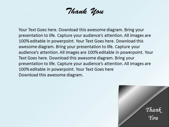 Thank You PowerPoint Slides Presentation Diagrams Templates