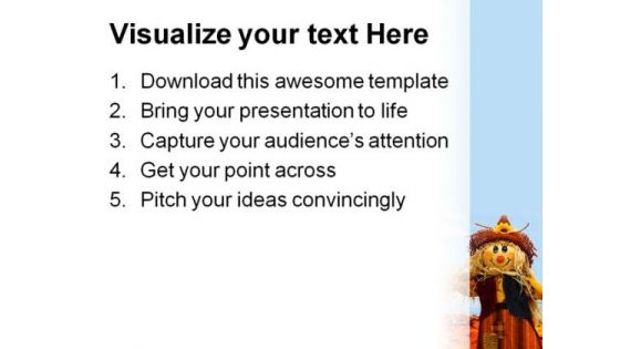Thanks Give Nature PowerPoint Template 0610