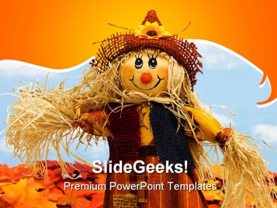 Thanks Give Nature PowerPoint Template 0610