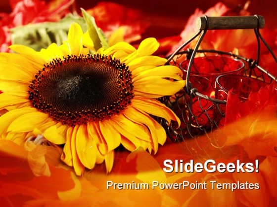 Thanks Giving Religion PowerPoint Template 0610