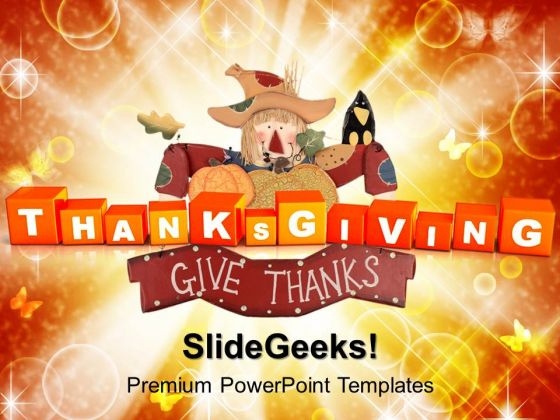 Thanksgiving Cubes Festival PowerPoint Templates And PowerPoint Themes 1012