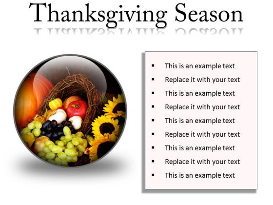 Thanksgiving Season Festival PowerPoint Presentation Slides C