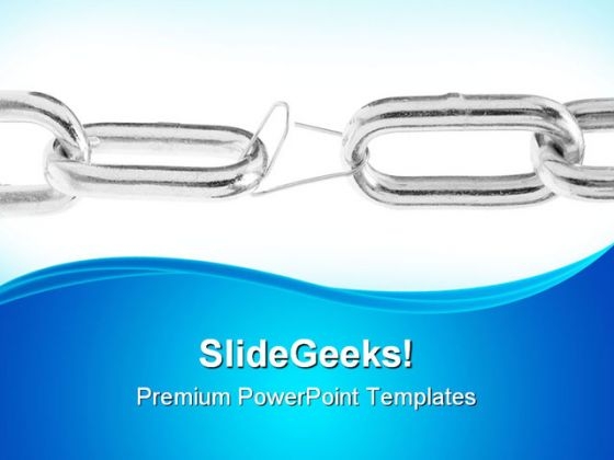 The Weakest Link Business PowerPoint Templates And PowerPoint Backgrounds 0711