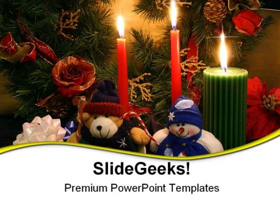 The Xmas Spirit Religion PowerPoint Templates And PowerPoint Backgrounds 0611
