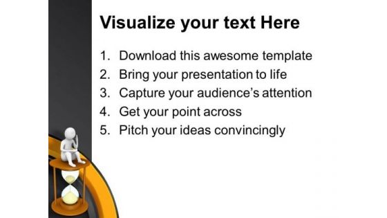 Thinking To Utilise Time PowerPoint Templates Ppt Backgrounds For Slides 0713
