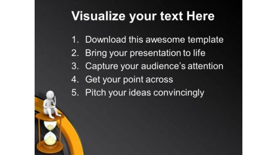 Thinking To Utilise Time PowerPoint Templates Ppt Backgrounds For Slides 0713