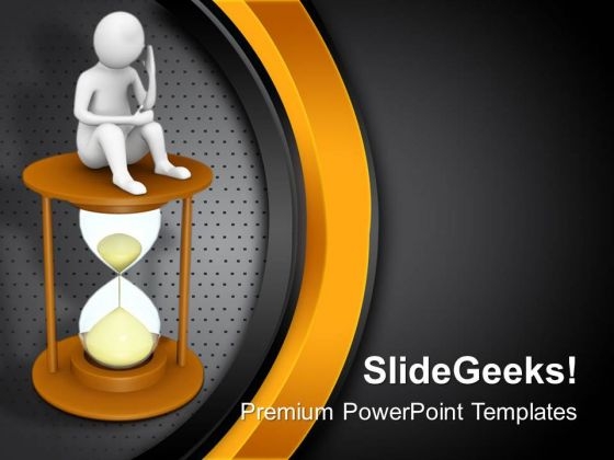 Thinking To Utilise Time PowerPoint Templates Ppt Backgrounds For Slides 0713
