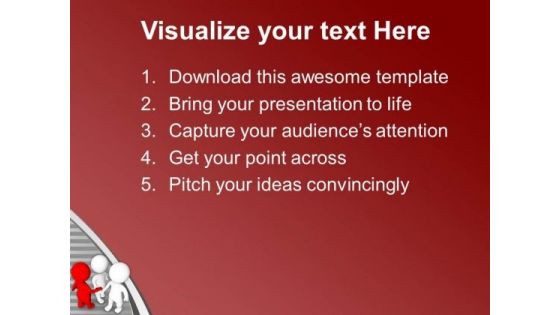 Three Men Forming Business Unity Leadership PowerPoint Templates Ppt Backgrounds For Slides 0213