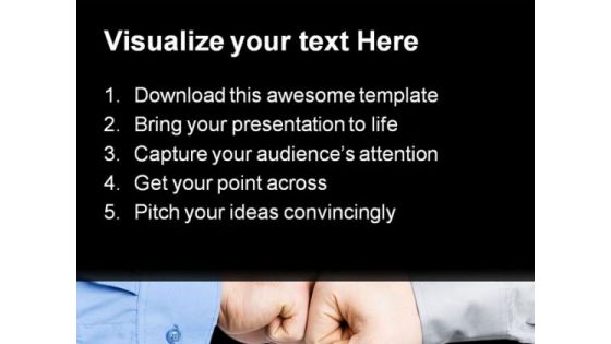Thumbs Up Business PowerPoint Themes And PowerPoint Slides 0811