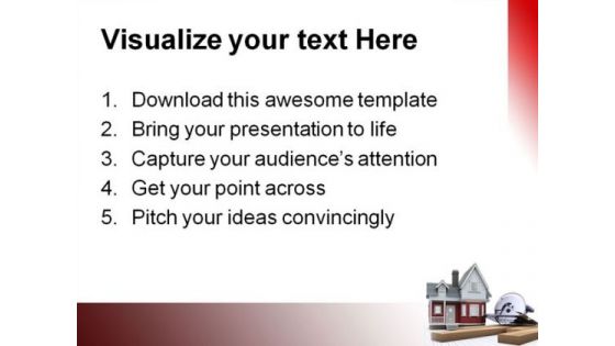 Timber House Architecture PowerPoint Themes And PowerPoint Slides 0211