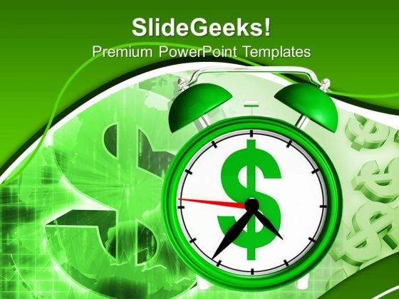 Time And Money Concept Business PowerPoint Templates And PowerPoint Themes 0712