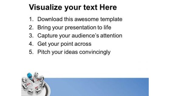 Time Bound Meetings For Business Review PowerPoint Templates Ppt Backgrounds For Slides 0713