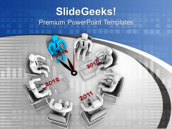 Time Bound Meetings For Business Review PowerPoint Templates Ppt Backgrounds For Slides 0713