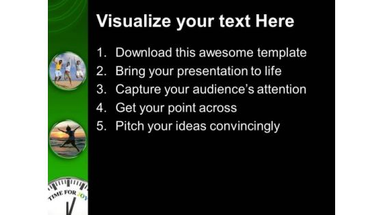 Time For Joy Entertainment PowerPoint Templates Ppt Backgrounds For Slides 0113