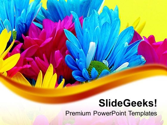 Time Of Blooming Flowers Nature PowerPoint Templates Ppt Backgrounds For Slides 0513