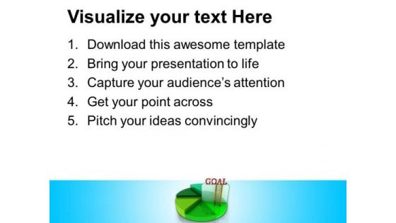 Time To Achieve Goal With Pie Chart PowerPoint Templates Ppt Backgrounds For Slides 0313