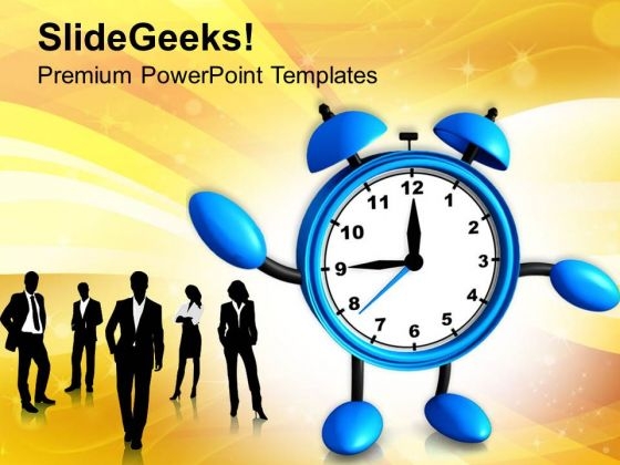 Time To Start Business Teamwork Concept PowerPoint Templates Ppt Backgrounds For Slides 0513