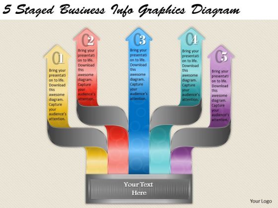 Timeline Ppt Template 5 Staged Business Info Graphics Diagram