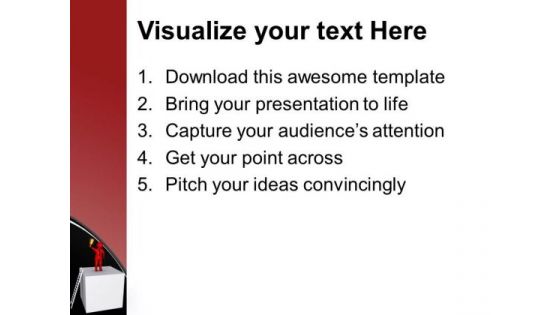 To Be A Winner Go Closer To Hardwork PowerPoint Templates Ppt Backgrounds For Slides 0713