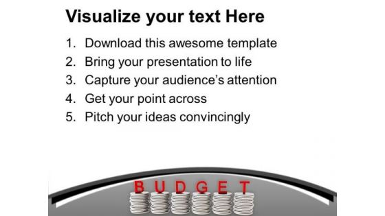 To Manage Money Make Budget PowerPoint Templates Ppt Backgrounds For Slides 0413