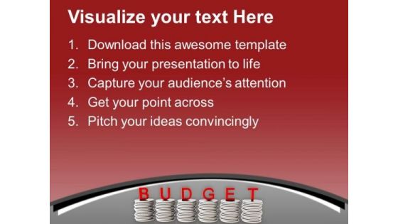 To Manage Money Make Budget PowerPoint Templates Ppt Backgrounds For Slides 0413