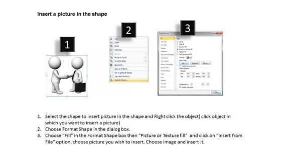 Top Business People 3d Men Deal Partnership PowerPoint Templates