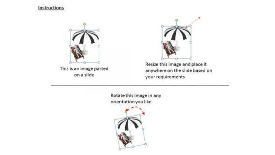 Total Marketing Concepts 3d Man Tropical Beach Business Statement