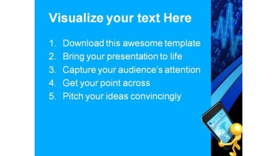 Touch Screen Medical PowerPoint Template 0610