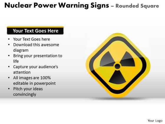 Toxic Power Warning Signs Circles Rounded Square PowerPoint Slides And Ppt Diagram Templates