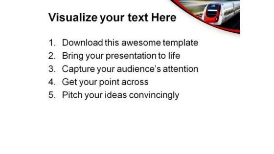 Train Series Travel PowerPoint Templates And PowerPoint Backgrounds 0811
