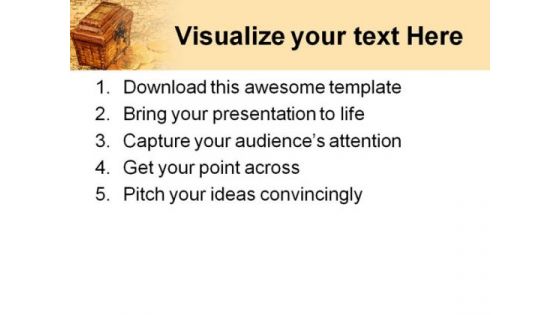 Treasure Money PowerPoint Template 1010