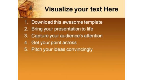 Treasure Money PowerPoint Template 1010