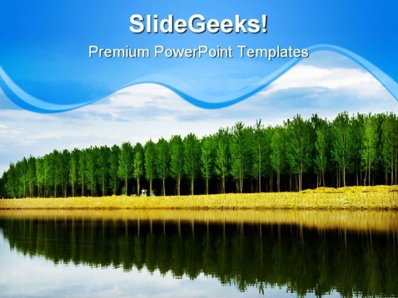 Trees In Que Nature PowerPoint Templates And PowerPoint Backgrounds 0911