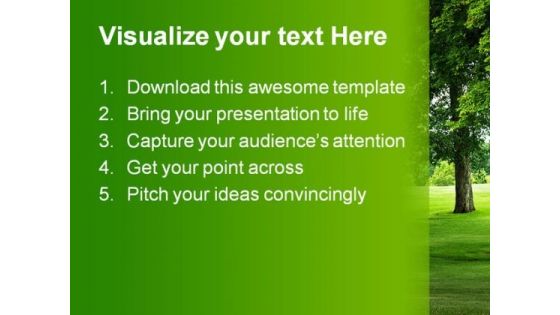 Trees Nature PowerPoint Backgrounds And Templates 0111