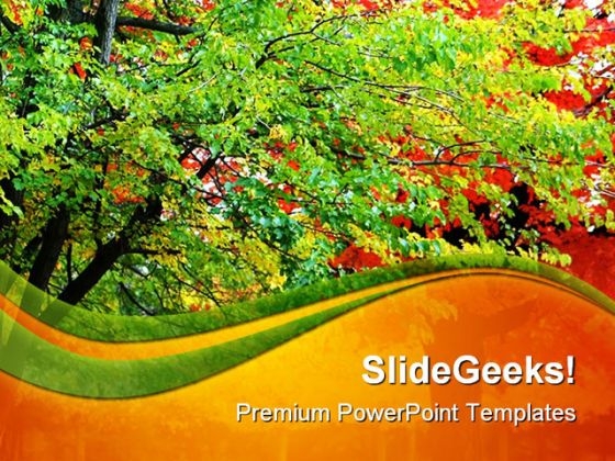 Trees Nature PowerPoint Themes And PowerPoint Slides 0411
