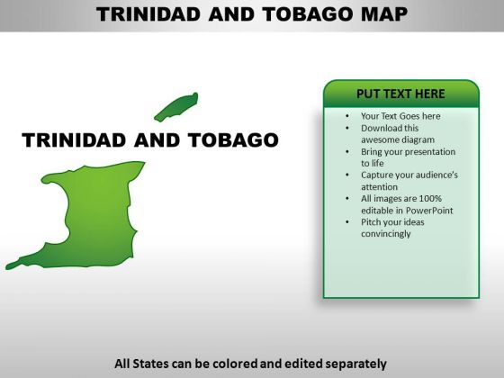 Trinidad And Tobago PowerPoint Maps