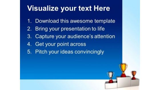 Trophy Award Competition PowerPoint Templates And PowerPoint Themes 0912