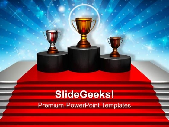 Trophy Winner Competition PowerPoint Templates And PowerPoint Themes 1112
