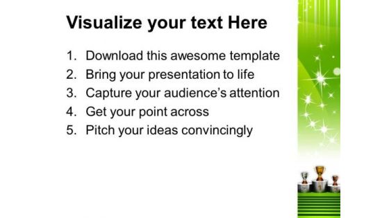 Trophy Winner Success PowerPoint Templates And PowerPoint Themes 1112