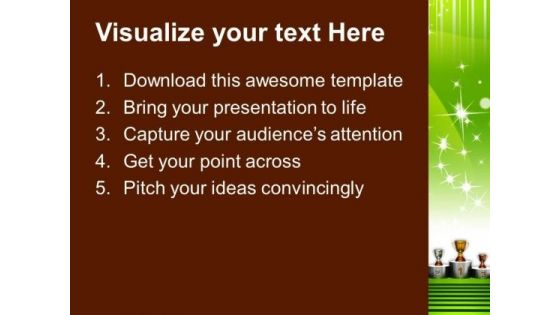 Trophy Winner Success PowerPoint Templates And PowerPoint Themes 1112