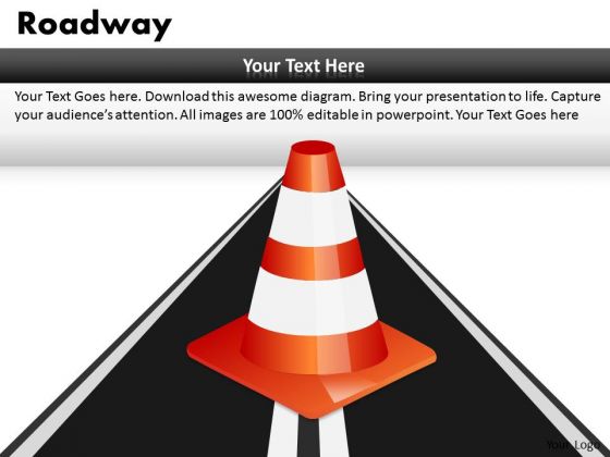 Trouble Roadway PowerPoint Slides And Ppt Diagram Templates