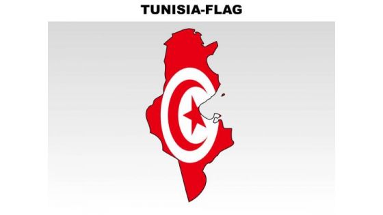 Tunisia Country PowerPoint Flags