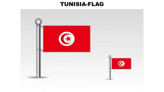 Tunisia Country PowerPoint Flags