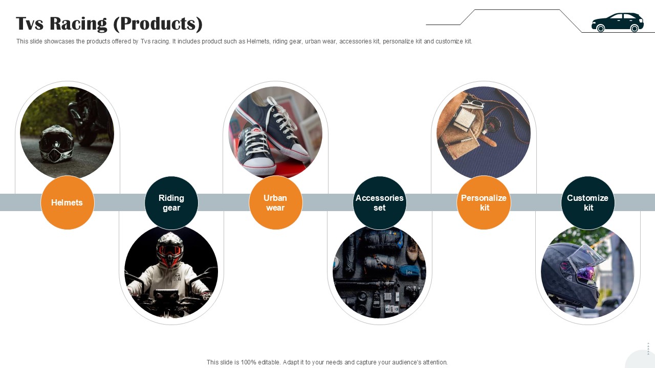 Tvs Racing Products Vehicle Manufacturer Company Profile PPT Presentation CP SS V