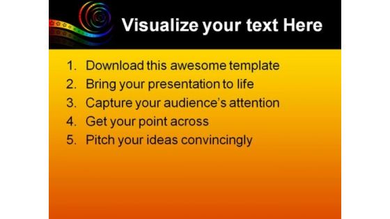 Twisted Figures Background PowerPoint Templates And PowerPoint Backgrounds 0811