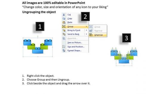 Two Dependent Processes 3 Stages Real Estate Investment Business Plan PowerPoint Templates