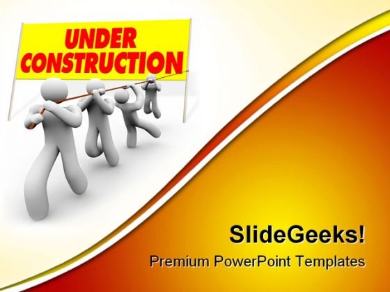 Under Construction04 Architecture PowerPoint Templates And PowerPoint Backgrounds 0811