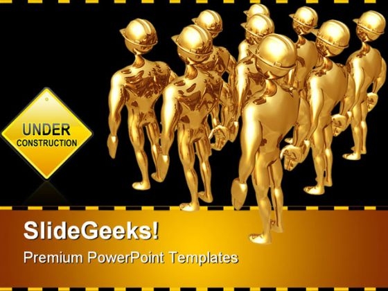 Under Construction Services PowerPoint Themes And PowerPoint Slides 0511